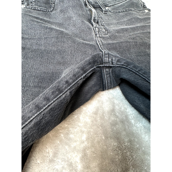 Madewell The Curvy Perfect Vintage Cropped Black Straight Jeans Womens Size 26 - Picture 9 of 10